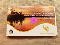 2014 America The Beautiful 25 Cent Proof Set