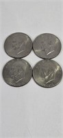 4 Each Bicentennial Eisenhower One Dollar Pieces
