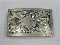 Inlay Belt Buckle Mexico See Info