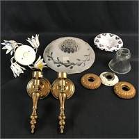 vintage and antique lighting parts