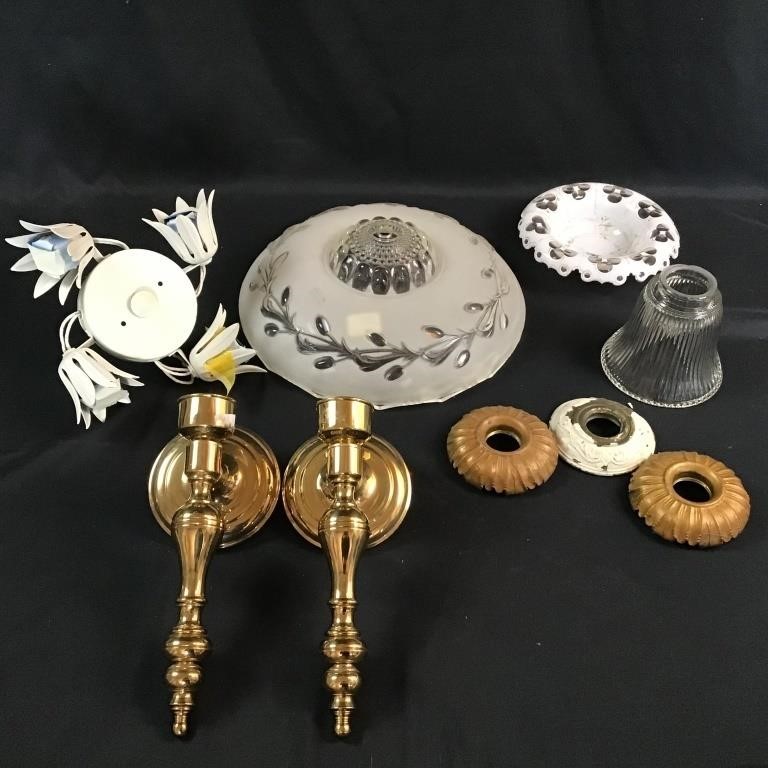 vintage and antique lighting parts