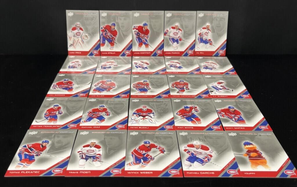25 Upper Deck Canadian De Montreal Hockey Cards