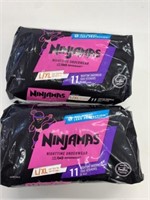 2 New Pks Ninjamas Nighttime Underwear Size L/XL