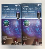 2 New Northern Sky Projector Bulb Multicolour