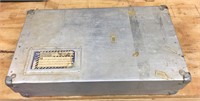 Vintage Aluminum Box  21” x 11 1/2” x 5 1/2”