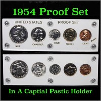 1954 Proof Set in Capital Plastic Holder