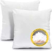 Fixwal 2pack Pillow Inserts, 26x26 Inches White Po