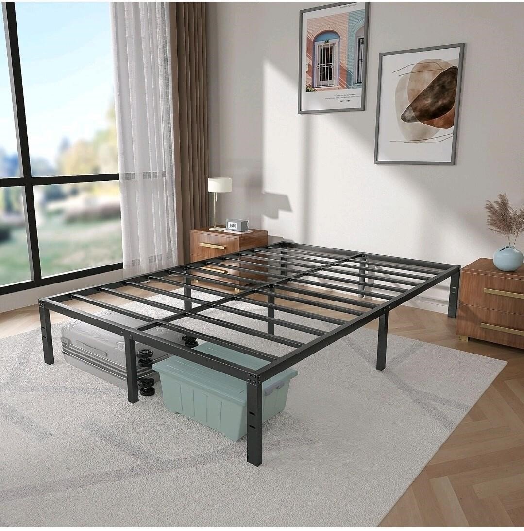 California King Size Platform Bed Frame 14 Inch
