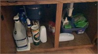 Everything in Cabinet under sink