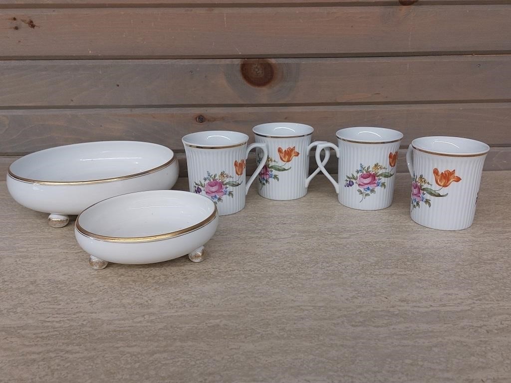 Box Lot of German Porcelain, GDR &