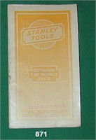 Spanish Language Stanley pocket tool catalog, 1929