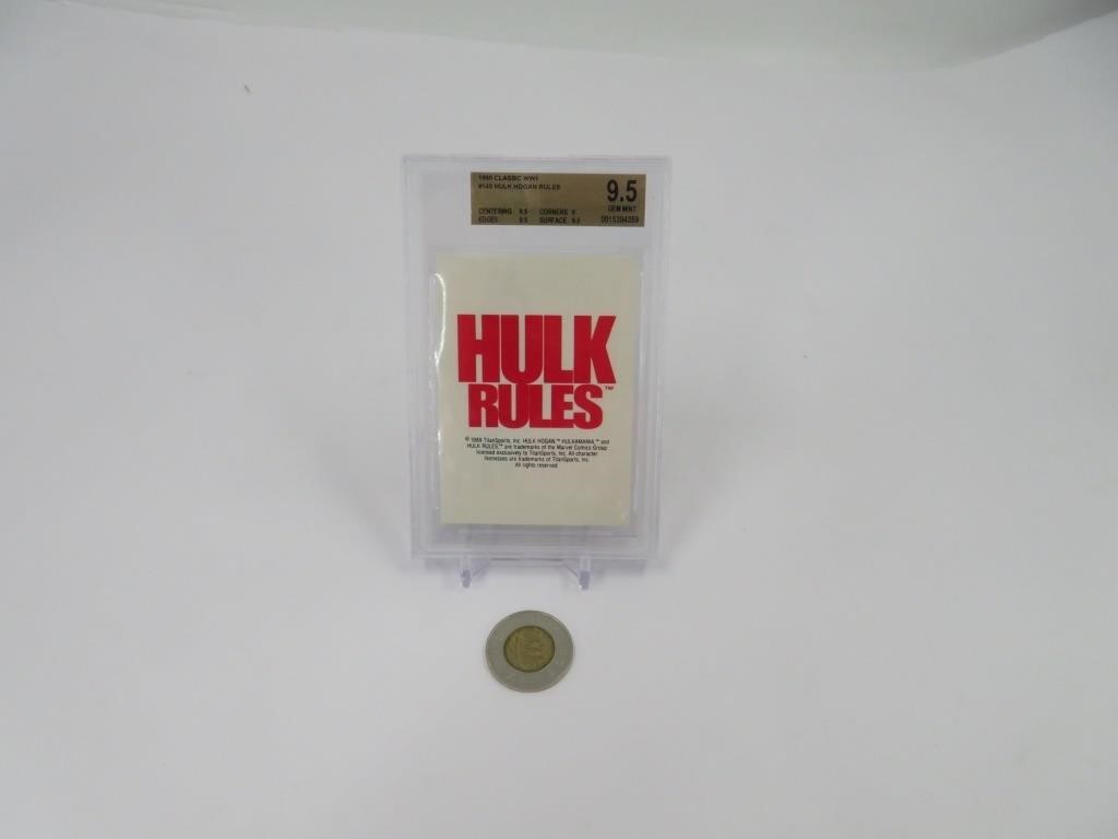 1990 Classic WWF Hulk Hogan Rules, carte lutte