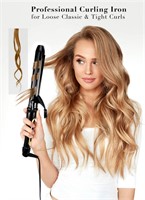 Lanvier 1.25 Inch Clipped Curling Iron  AZ9