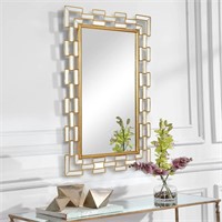 28' x 20' Large Gold Wall Mirror