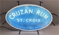 Cruzan Rum St. Croix Light Up Sign