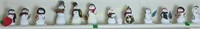 12 Byers Choice Caroler Snowman.  Up To 10" Tall.