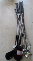 TOMMY ARMOUR GOLF CLUBS: 3 WOODS, 10 IRONS