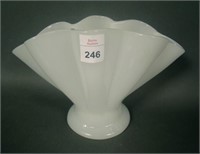 Fenton Moonstone # 847 Mellon Rib Vase