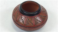 Native American Navajo Incised Pot 2008