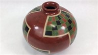 Roger Calero Nicaragua Handcrafted Vase