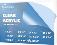 X122  CALPALMY Acrylic Sheets 24"x36" 2-Pack