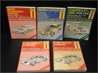 5 Haynes Automobile Manuals Olds GM Chev ++