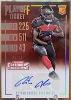 Peyton Barber 2016 Contenders RC Auto #/99