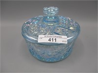 Imperial 474 ice blue powder jar