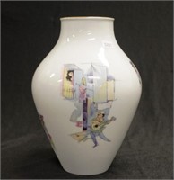 Furstenberg Germany hand painted table vase