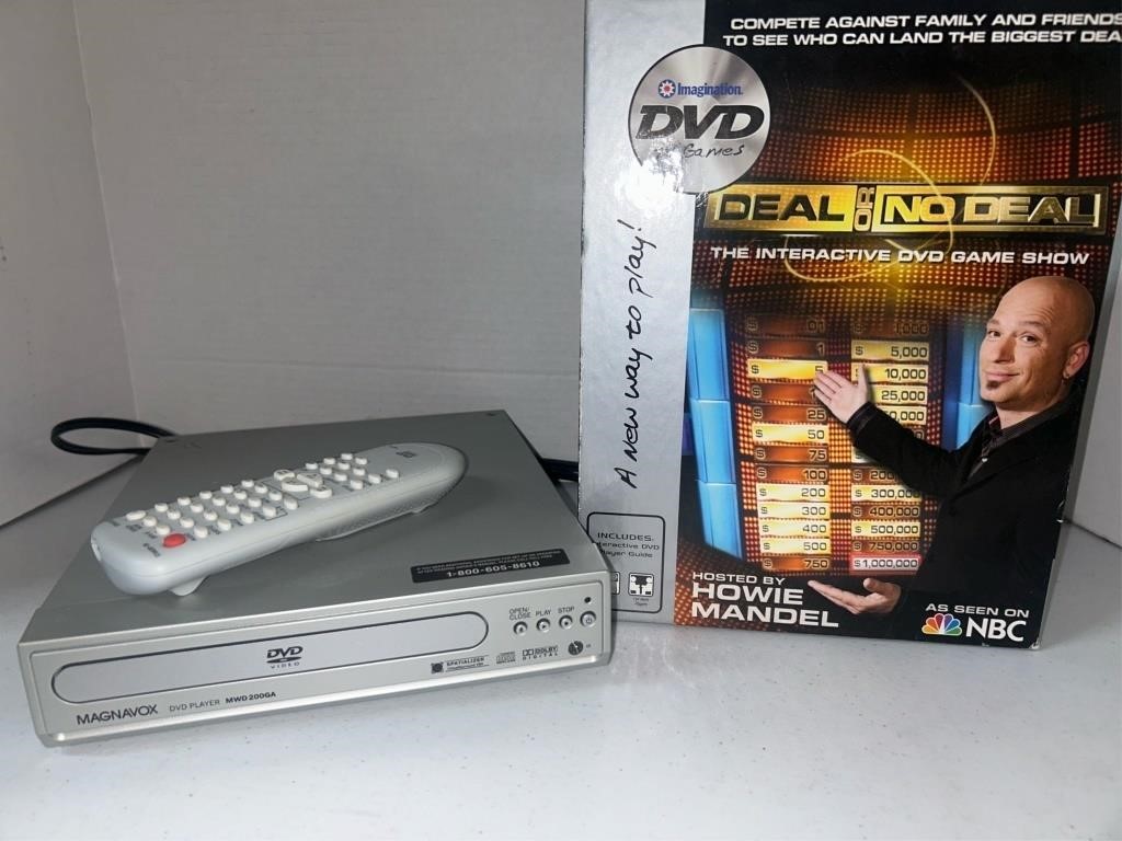Magnavox DVD Player MWD 200GA with Remote