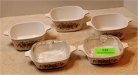 Spice of life CorningWare: 3 dishes 5.5 x 2.25, 2