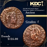 325-360 AD Ancient Rome Delmatius, Nephew of Const