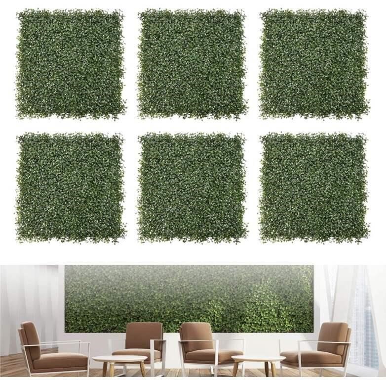 FLYBOLD ARTIFICIAL BOXWOOD HEDGE PANELS 20X20IN –