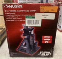 Husky 3 ton combo Jack lift and stand. 6000 lb
