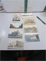 8 Antique Ashland Nebraska Postcards