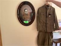 WWI Era Soldier Portrait 24 x 18 + Uniform