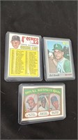 1970 Topps Baseball Card Sal Bando lot of 3