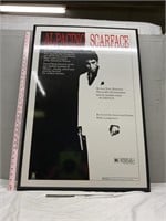 Large Al Pacino Scarface Movie Advertisement