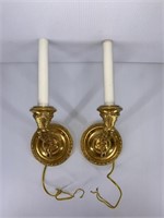 (2) Candle Wall Sconces Sherle Wagner