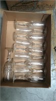 Box of crystal glasses