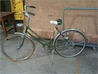 Green Schwinn bike