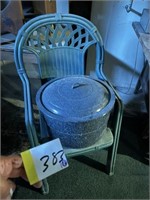 Granite canner with chair