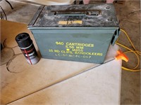 Ammo Box, Cleaning Rod and Lubricant