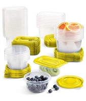 Art Cook 100-Pc. Food Storage Set Yellow