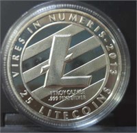 Litecoin cryptocurrency coin