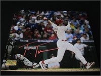 Trea Turner Signed 8x10 Photo EUA COA