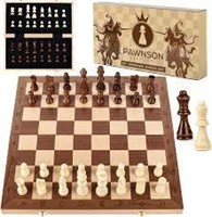 Wooden Chess Board and Wooden Pieces