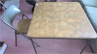 Folding Square Table and Chair