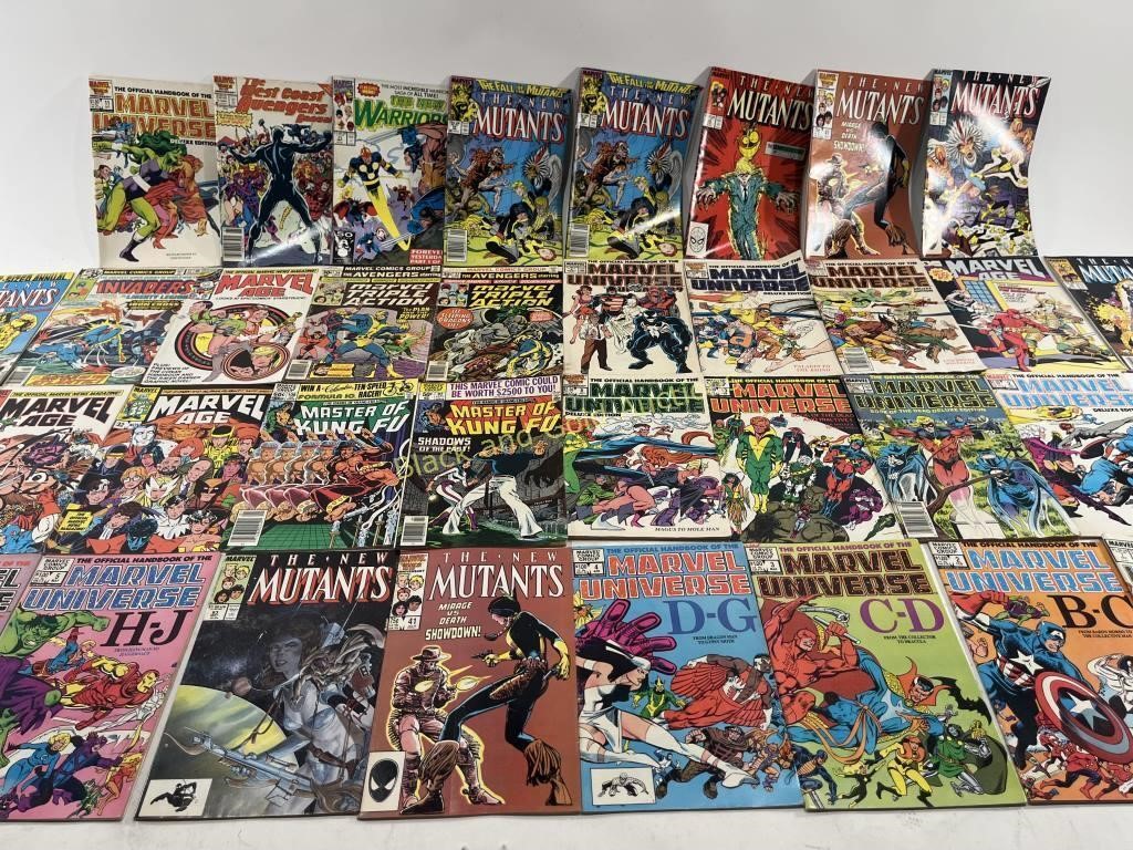 (38) VTG Marvel Comic Books: Mutants & More