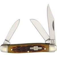 Rough Ryder RR194 Small Amber Bone Stockman